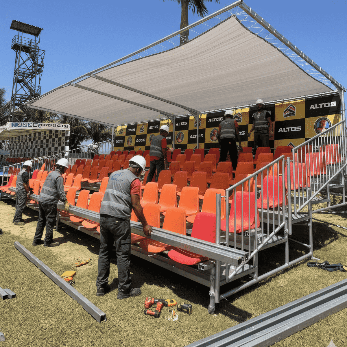 Montaje y Desmontaje de Graderías Multi-Stark